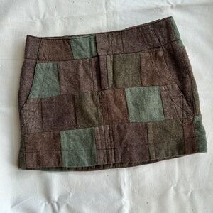 American Eagle Outfitters Wool Mini Skirt Size Zero